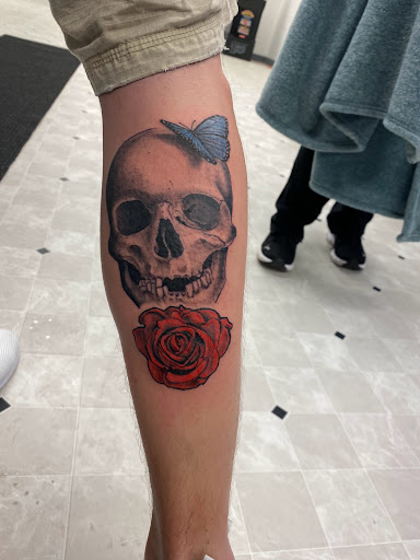 Explore patch sleeve tattoo ideas, creative tattoo ideas in Orland, available at K1LL3R ARTW0RK