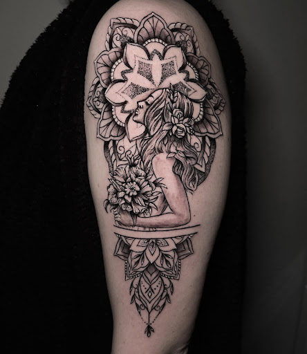 Explore outdoors tattoo ideas, creative tattoo ideas in Glendale, available at Black Raven Tattoo