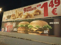 Menu du Burger King à Cologne