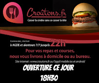 Hamburger du Livraison de repas à domicile Croutons.fr à Béziers - n°17