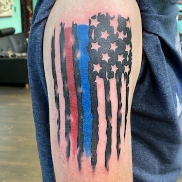 Explore mermaid tattoo ideas for females, creative tattoo ideas in Mckinney, available at Borrowed Time Fine Art Gallery Tattoo Shop