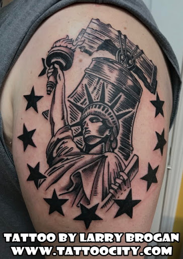 Explore stomach tattoo ideas, creative tattoo ideas in Lockport, available at Tattoo City by Larry Brogan
