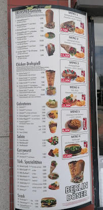 Berlin Döner à Bad Driburg carte