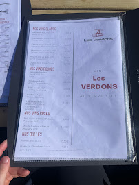 Restaurant français Les Verdons à Courchevel (la carte)