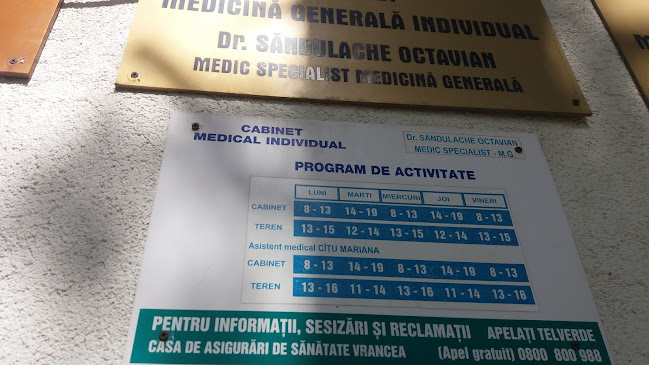 Cabinet Medical Dr Sandulache OCTAVIAN - <nil>