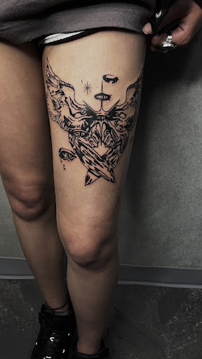 Explore tattoo ideas with names & designs, creative tattoo ideas in Altamonte Springs, available at Mourningstar Blackworks