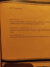 Restaurant Restaurant péruvien Manko à Paris - menu / carte