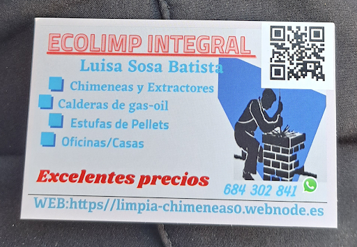 Limpia chimeneas Luisa Sosa Batista, ecolimp integral en La Seu d'Urgell, Lleida