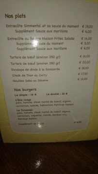 Restaurant français L'Âne Rouge à Douvaine - menu / carte