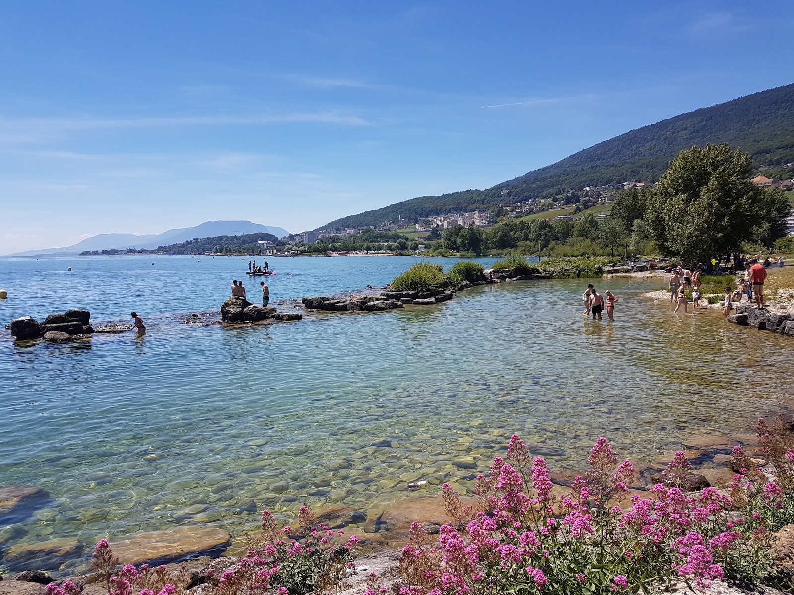 Foto av Plage Hauterive och bosättningen