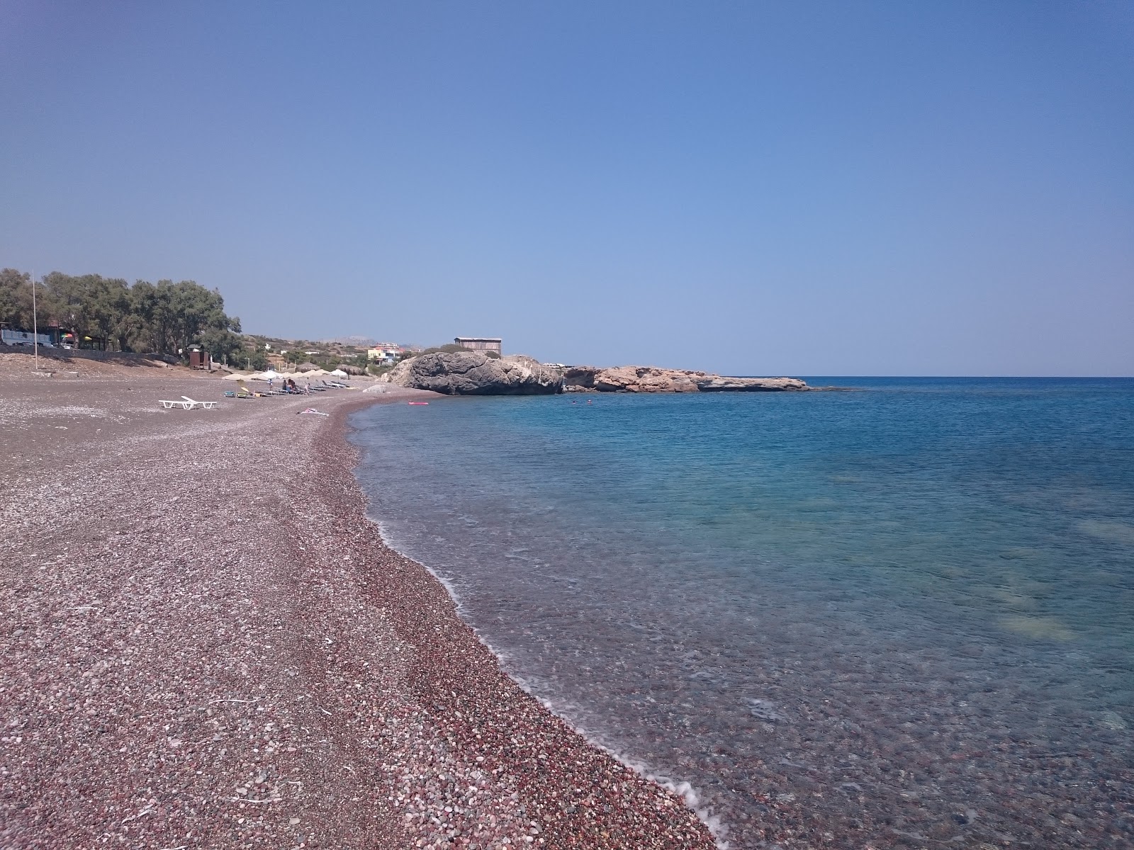 Photo of Megali Gi beach. amenities area