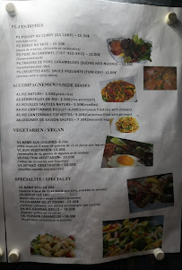 Menu / carte de La Petite Table de Saïgon à Maisons-Alfort