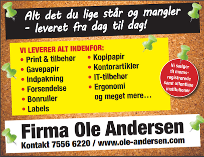 Ole Andersen - Kontortilbehør