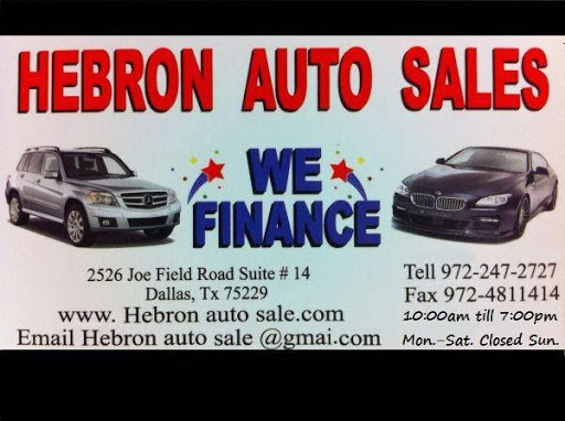 Hebron Auto Sale