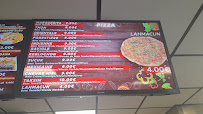 Menu du TAKSIM KEBAB à Valence