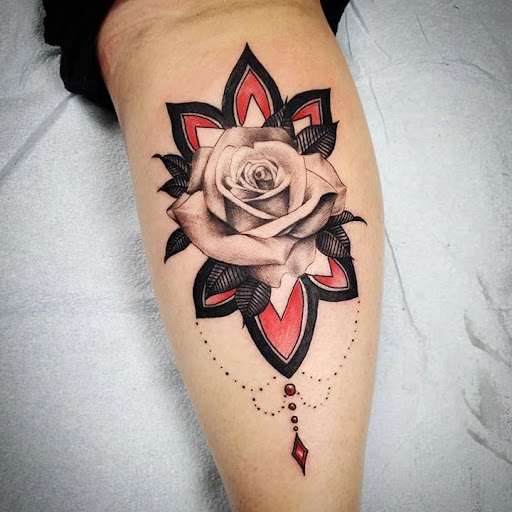 Explore black & white tattoo ideas, creative tattoo ideas in Orange Park, available at Diamond Tip Tattoo