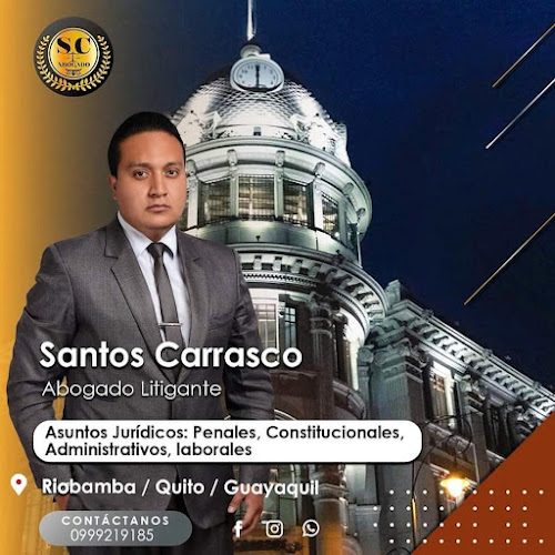 Opiniones de Santos Carrasco Abogado en Riobamba - Abogado