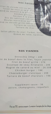 Restaurant méditerranéen Le Vogue à Antibes - menu / carte