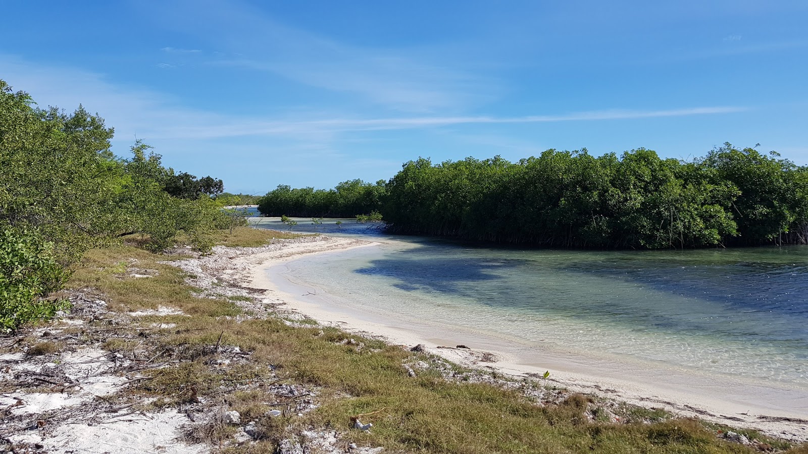 Corbanitos beach的照片 带有碧绿色纯水表面