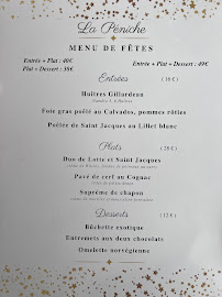 Restaurant français La Péniche à Meaux (le menu)