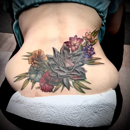 Explore dabi tattoo ideas, creative tattoo ideas in Ottawa, available at Audacious Ink Tattoo Studio