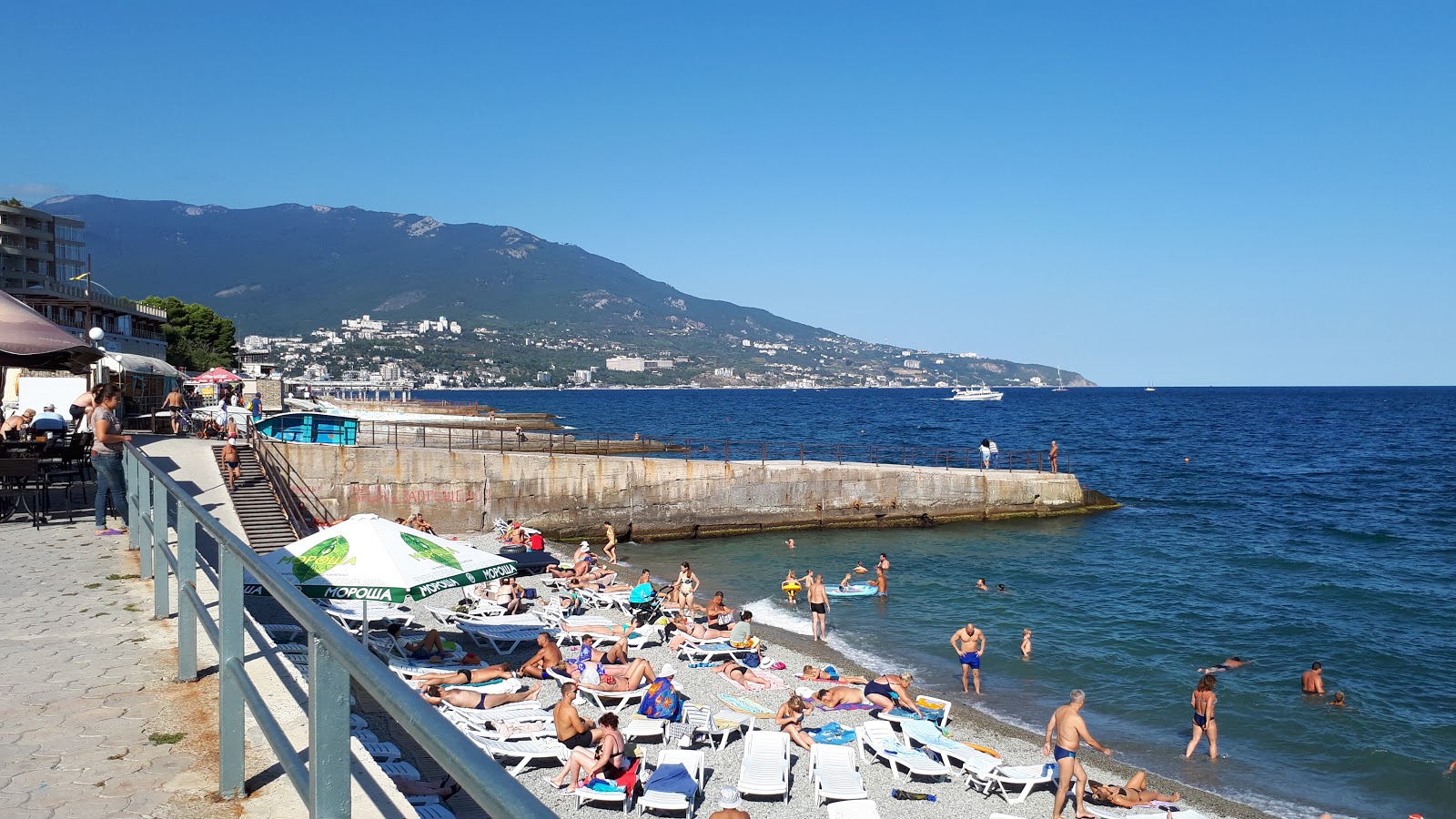 Photo of Dolphin beach and the settlement