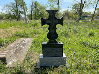 Blind Willie Johnson's grave at Blanchette Cemetery, Beamont, TX