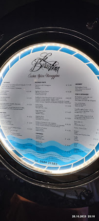 Ristorante La Baracchina sul Molo - Pesce Fresco Viareggio - Cruditè à Viareggio menu