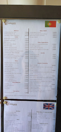 Restaurant Sabores Únicos - Grutas de Mira de Aire à Mira de Aire (le menu)