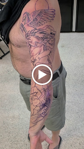 Explore plane tattoo ideas, creative tattoo ideas in Baton Rouge, available at Body Images Tattoo