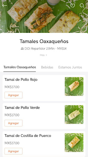 Tamales Oaxaqueños Suc. Marcos Montero