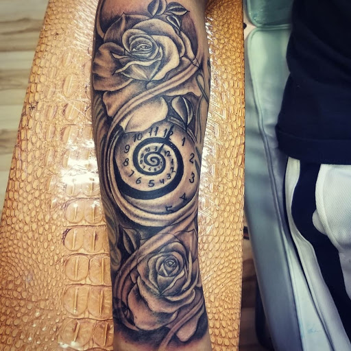 Explore cover up star tattoo ideas, creative tattoo ideas in Plano, available at Karma Ink Tattoos Piercing, Clothing & Jewelry