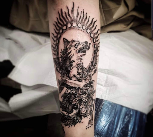 Find angel tattoo ideas for men for your next unique tattoo in Kenosha at Kenosha Tattoo Company