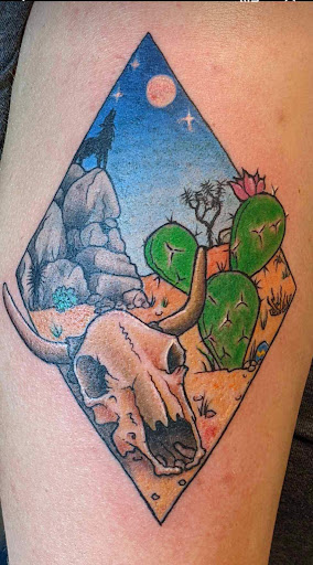 Explore clock hand tattoo ideas, creative tattoo ideas in Yucca Valley, available at Strata Tattoo Lab LLC