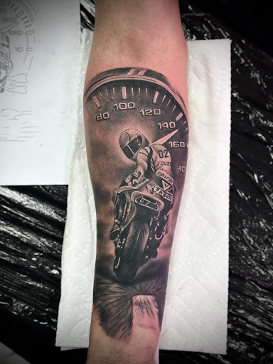 Explore full neck tattoo ideas for men, creative tattoo ideas in Fort Myers, available at Loyal 2 The Coil Tattoos & Piercings (Edison Mall Location Entrance F)