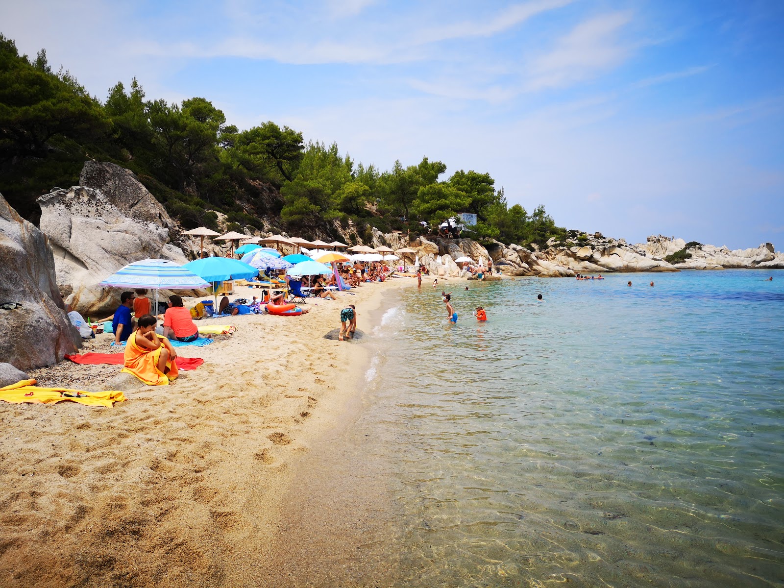 Foto av Portokali Beach med små multi -vikar