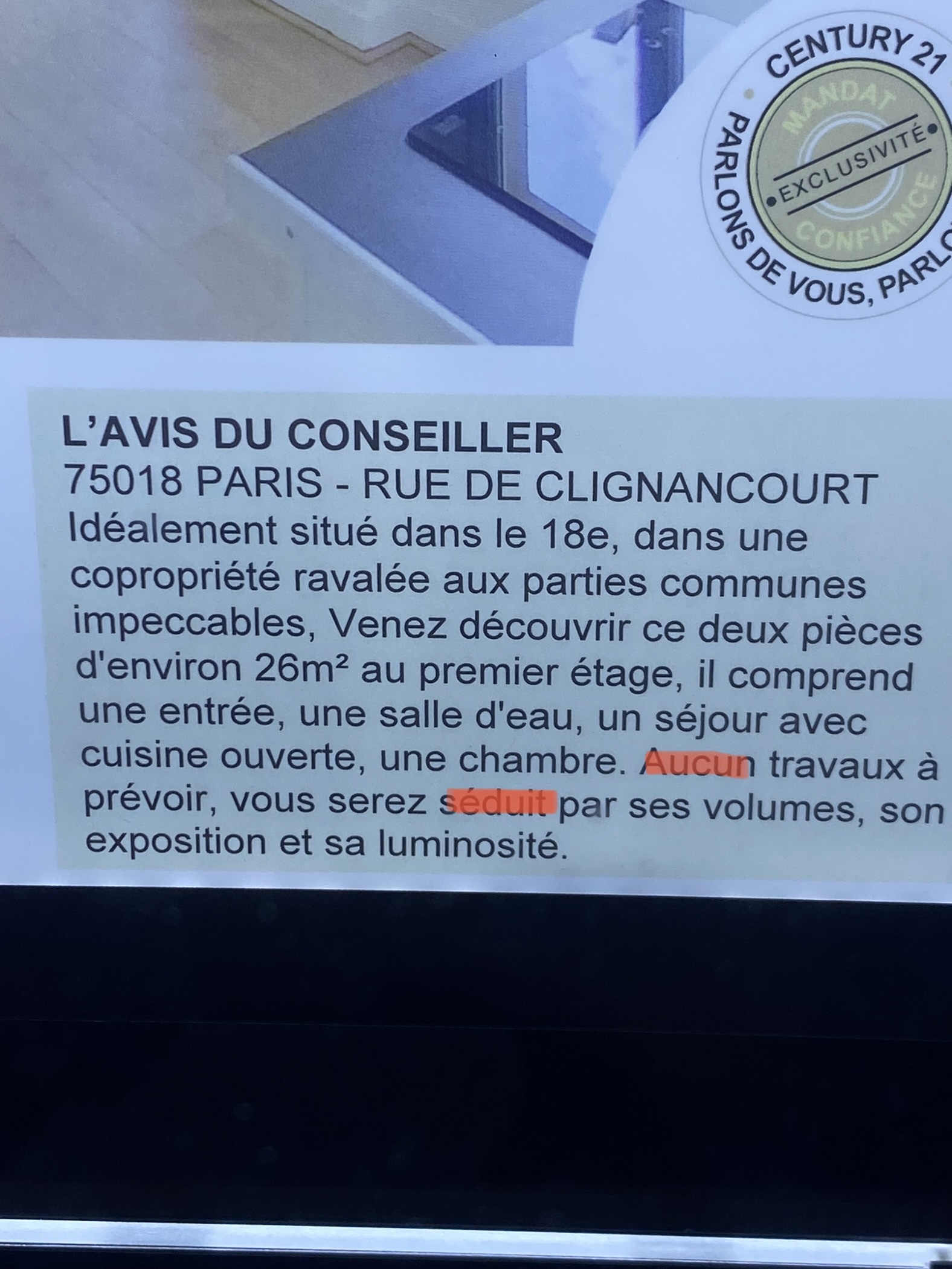 Photo n° 1 de l'avis de Maxim.e fait le 17/02/2024 à 22:36