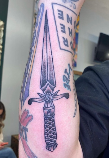 Explore mens tattoo sleeve idea, creative tattoo ideas in Baltimore, available at Rippd Canvas Tattoo Shop Artists Social Club