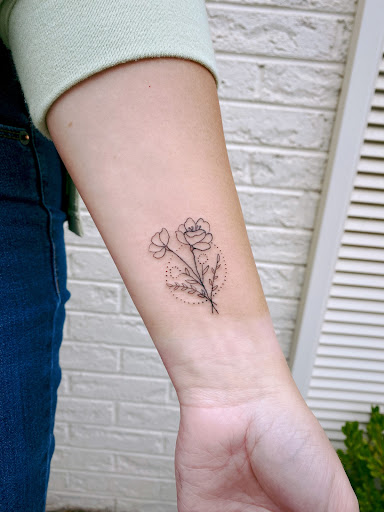 Explore mimi tattoo ideas, creative tattoo ideas in Charlotte, available at Electric Ink Tattoo