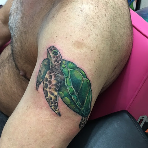 Explore filler ideas for tattoos, creative tattoo ideas in Frisco, available at Frisco Tattoo Company - Steel PaintBrush