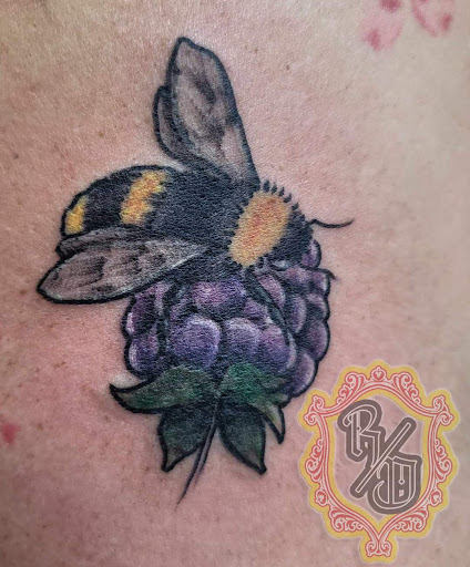 Explore cyberpunk tattoo ideas, creative tattoo ideas in Lewisburg, available at Rose and Dagger Tattoo