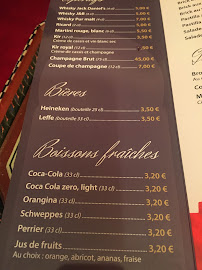 Menu / carte de Restaurant chamss à Villeneuve-d'Ascq