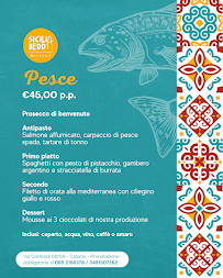 Sicilia Bedda à Catania carte