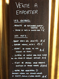 Le 3 à Colmar menu