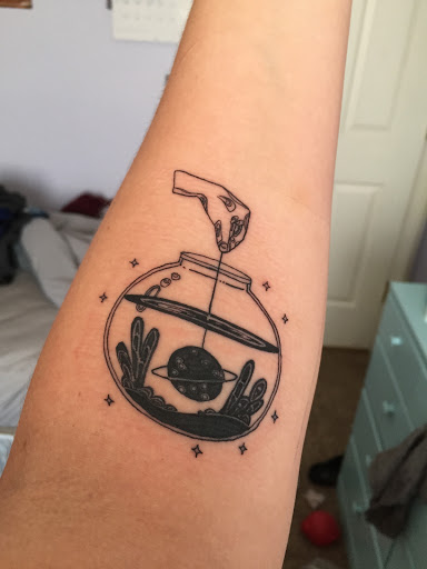 Explore rest in peace dad tattoo ideas, creative tattoo ideas in Kennewick, available at Gravity Tattoo