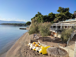 Kavos Beach'in fotoğrafı geniş bir kıyı şeridi ile birlikte