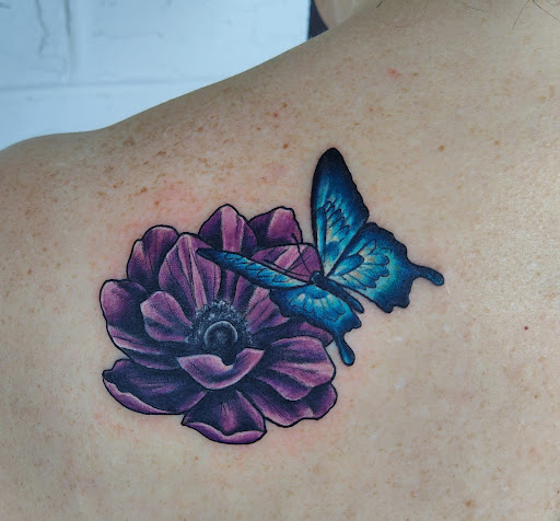 Explore sunrise tattoo ideas, creative tattoo ideas in Atlanta, available at Empyrean Tattoo Studio