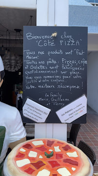 Cote Pizza à Palavas-les-Flots carte