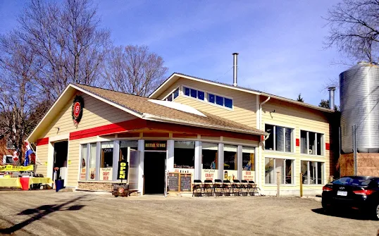 Craft beer at a brewery in Baysville Ontario