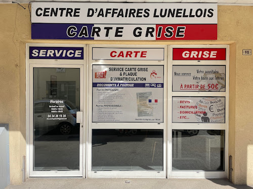Agence d'immatriculation automobile CARTE GRISE 34 - CENTRE D'AFFAIRES LUNEL 'LOIS Lunel